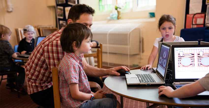 technology with montessori apparatus